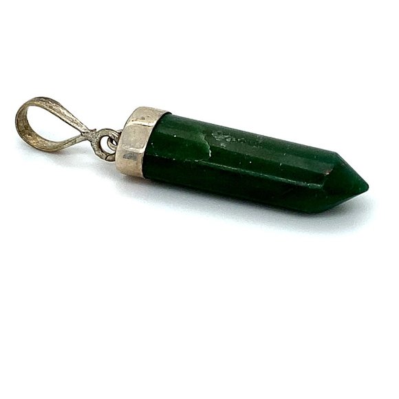 Nephrite Jade 15.55ct Solid Silver Pendant - Picture 5 of 5